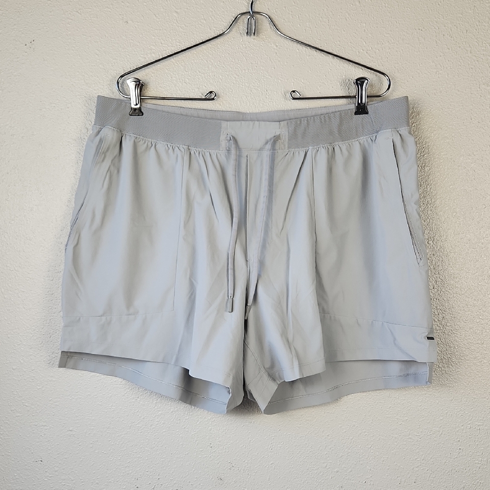 Lululemon License to Train Linerless Short 5" Gull Grey